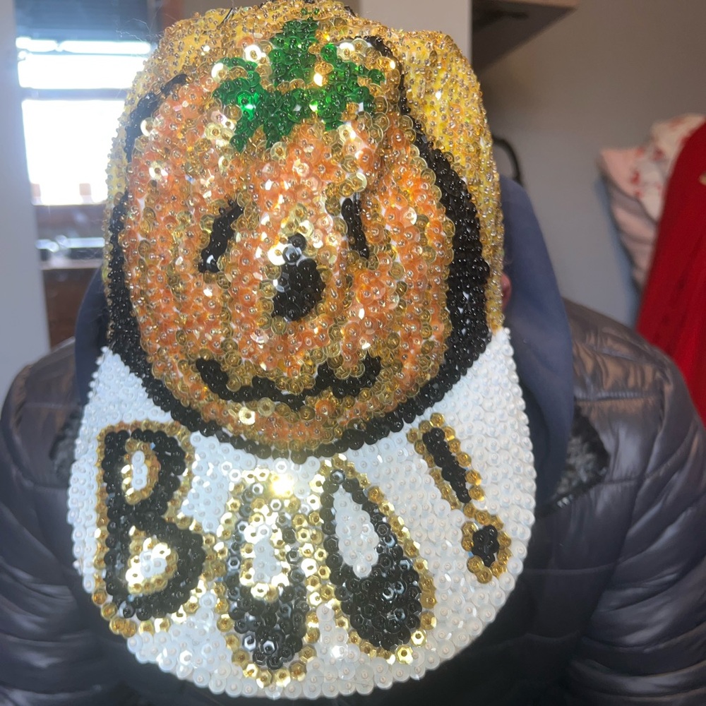 Sequin hat
